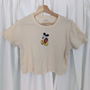 Disney Mickey Mouse cropped baby tee